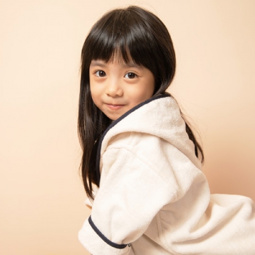 無染美國棉嬰兒浴袍
